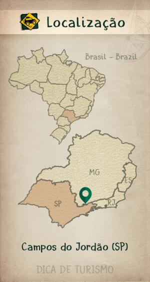 Localização de Campos do Jordão Localização de Campos do Jordão